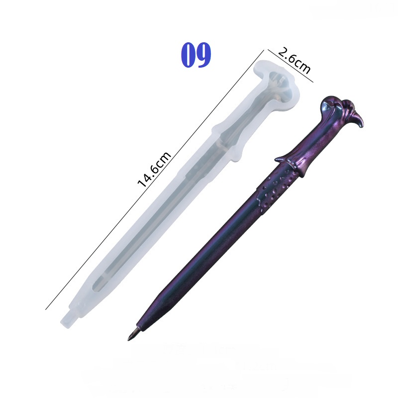 Magic Wand Shape Pen Silicone Mold Kit