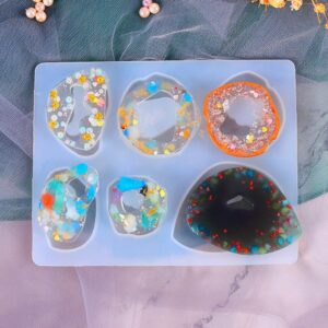 Assorted Irregular Gemstone Pendant Molds