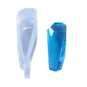 Faceted Gemstone Pendant Silicone Mold Series