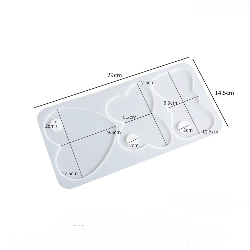 Resin Makeup Palette Silicone Mold - Butterfly/Oval