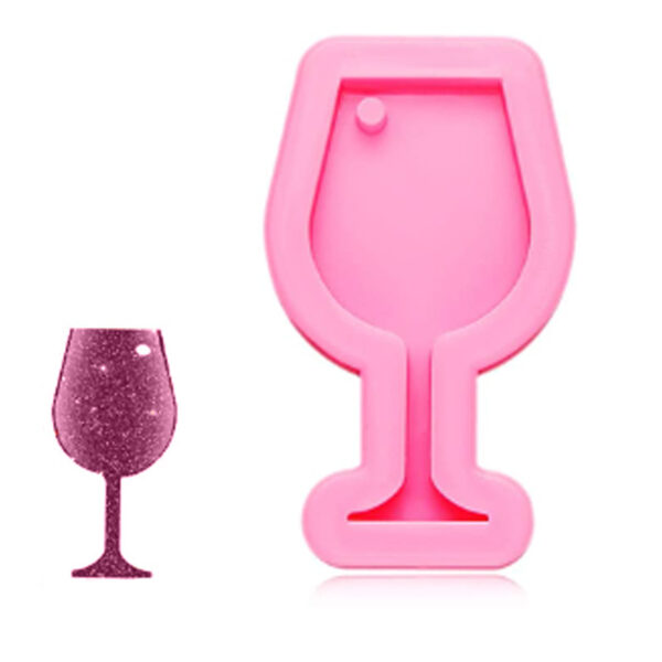 Wine, Beverage Keychain Silicone Mold