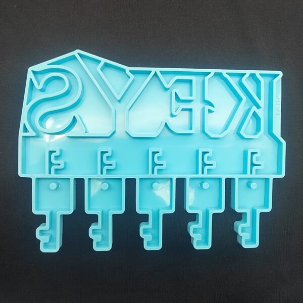 Wall Key Hanger Rack Silicone Mold