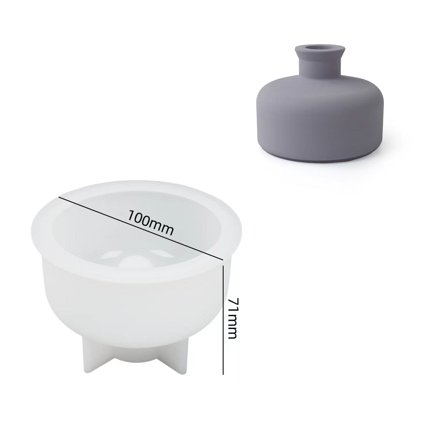 Nordic Style Minimalist Vase Silicone Mold