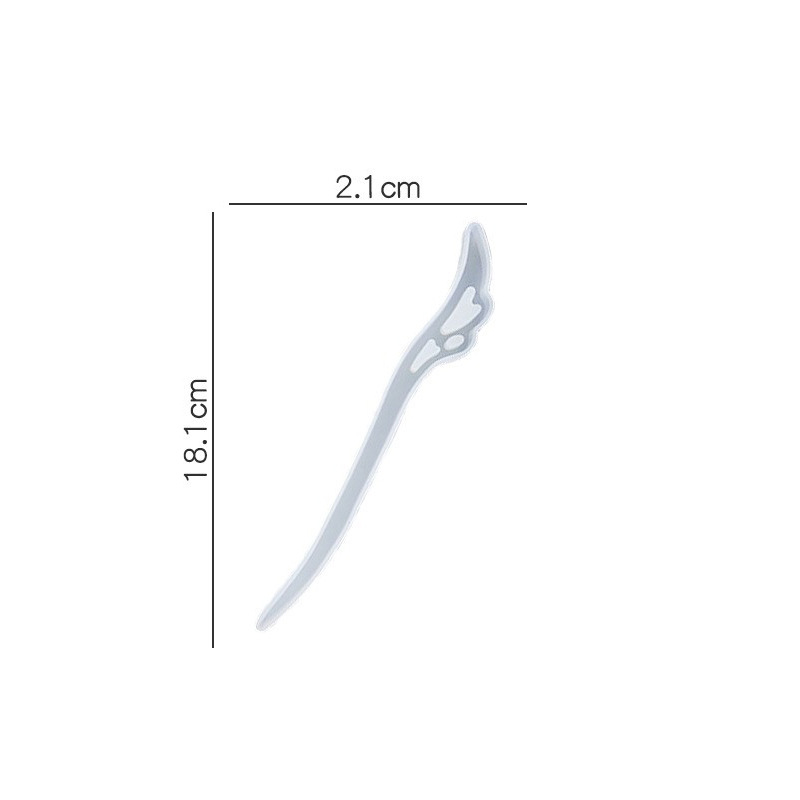 Fantasy Mermaid Tail Hair Stick Silicone Mold