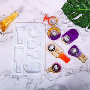 Resin Bottle Opener Mold Kit with Hardware