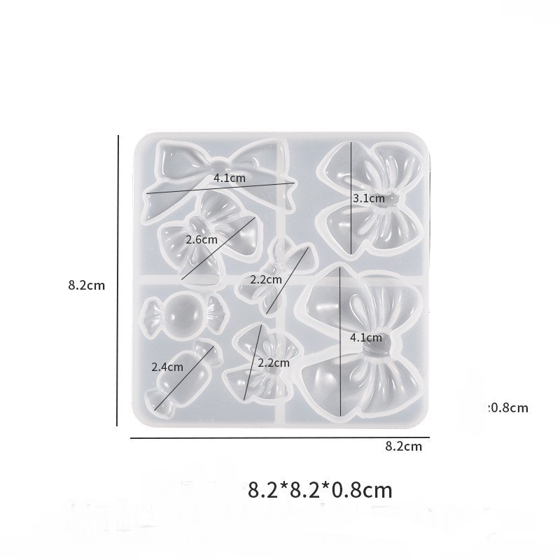 Dainty Bow Tie Jewelry Silicone Mold - Mini