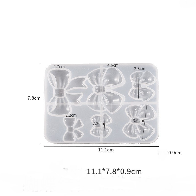 Dainty Bow Tie Jewelry Silicone Mold - Mini