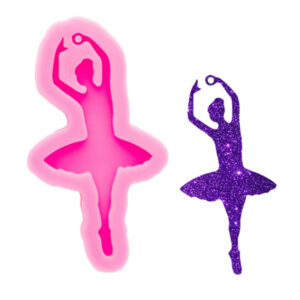 Ballerina Dancer Silhouette Silicone Mold