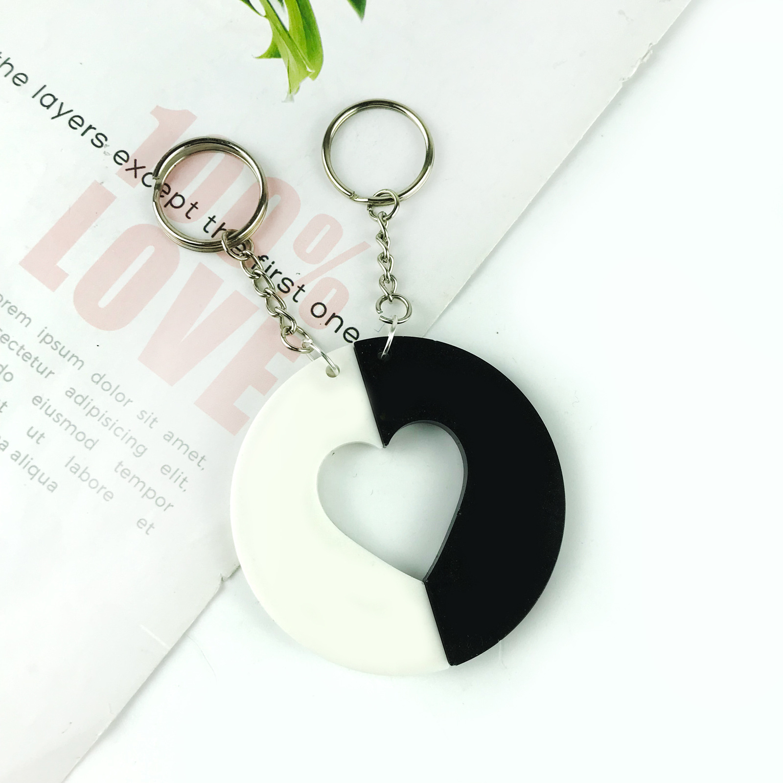 Interlocking Puzzle Heart Pendant Silicone Mold