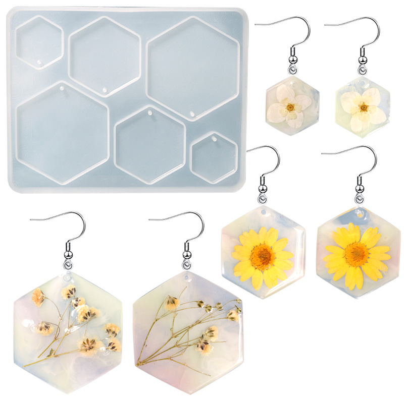 Minimalist Geometric Jewelry Silicone Mold - Shapes