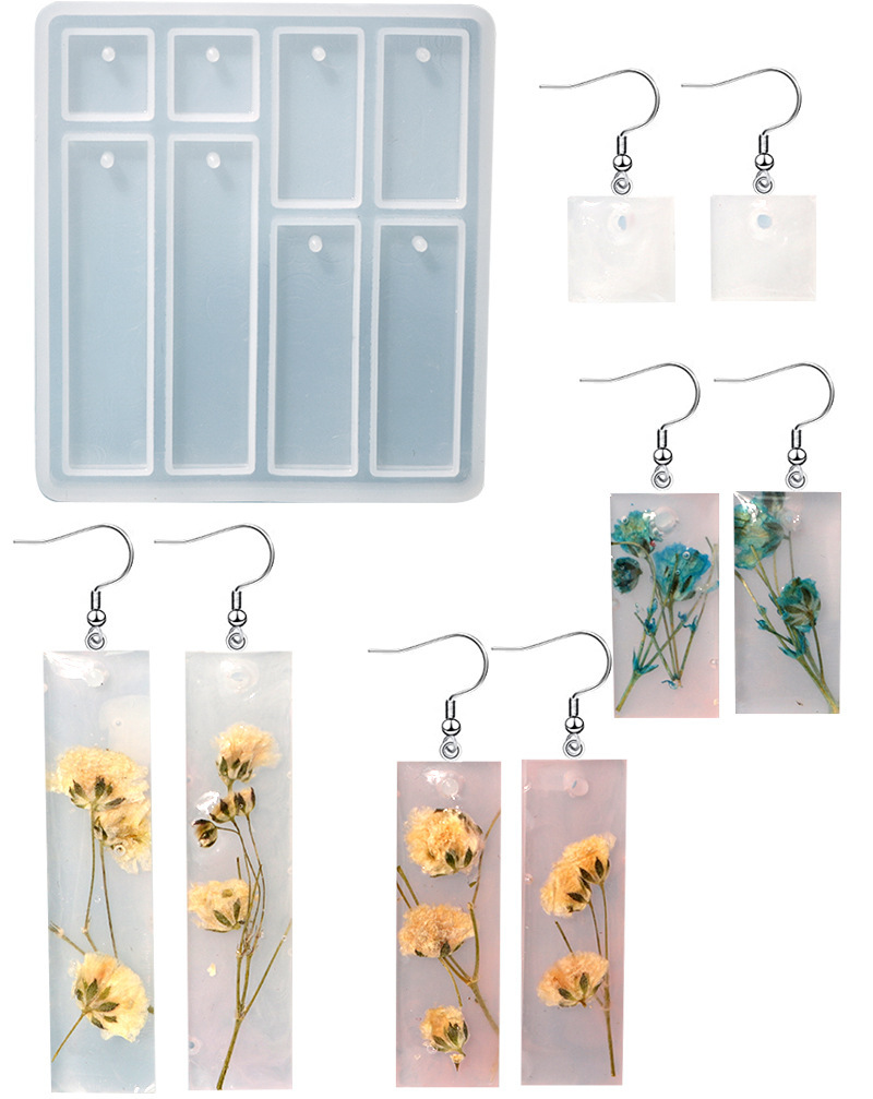 Minimalist Geometric Jewelry Silicone Mold - Shapes