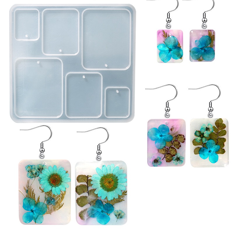 Minimalist Geometric Jewelry Silicone Mold - Shapes