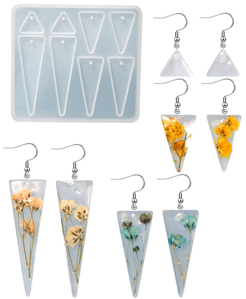 Minimalist Geometric Jewelry Silicone Mold - Shapes