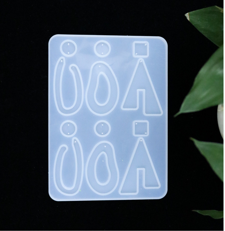 Irregular Boho Chic Earring Silicone Mold