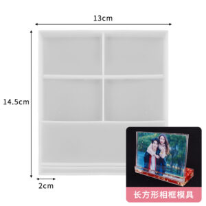 Classic Rectangle Photo Frame Silicone Mold