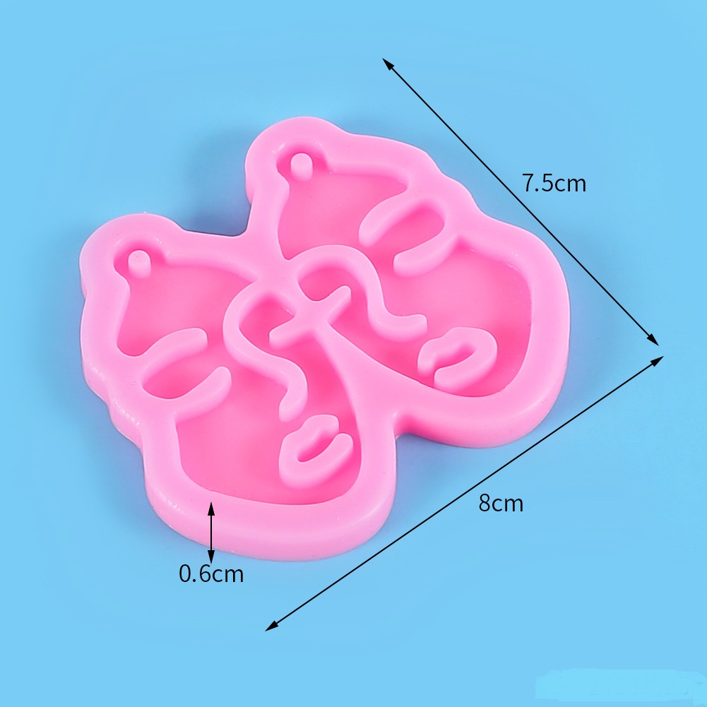 Abstract Face Line Art Earring Silicone Mold