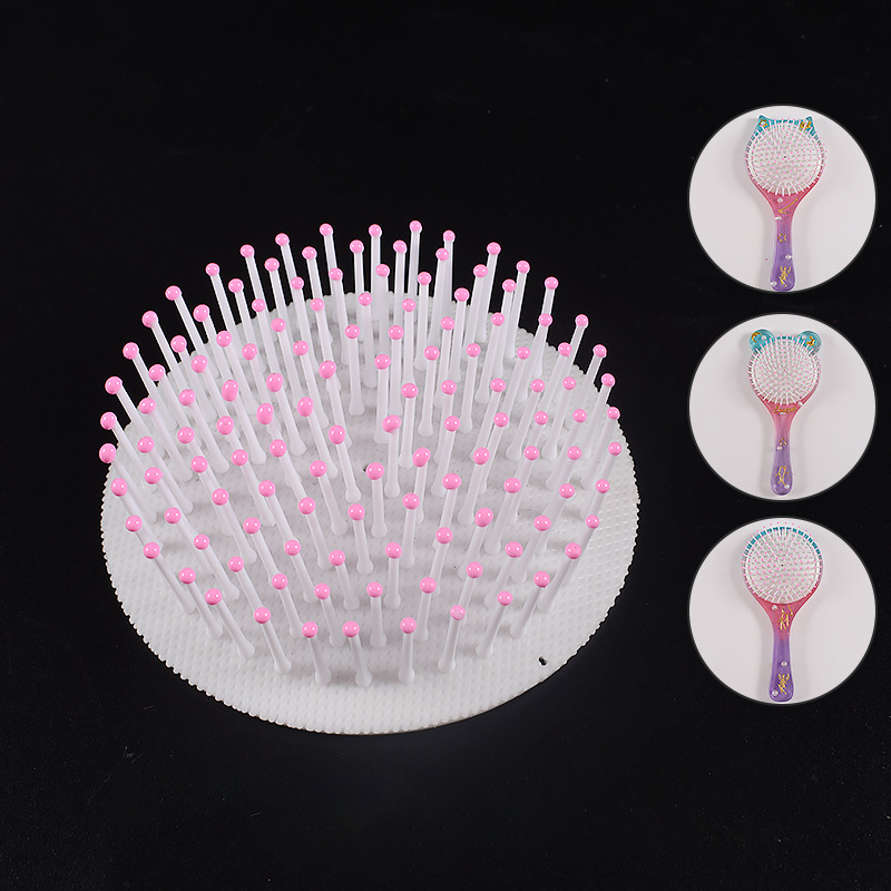 Paddle Hairbrush Silicone Mold with Bristle Insert