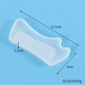 Assorted Hair Comb Silicone Mold - Multiple Styles