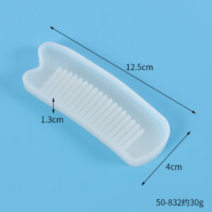Assorted Hair Comb Silicone Mold - Multiple Styles