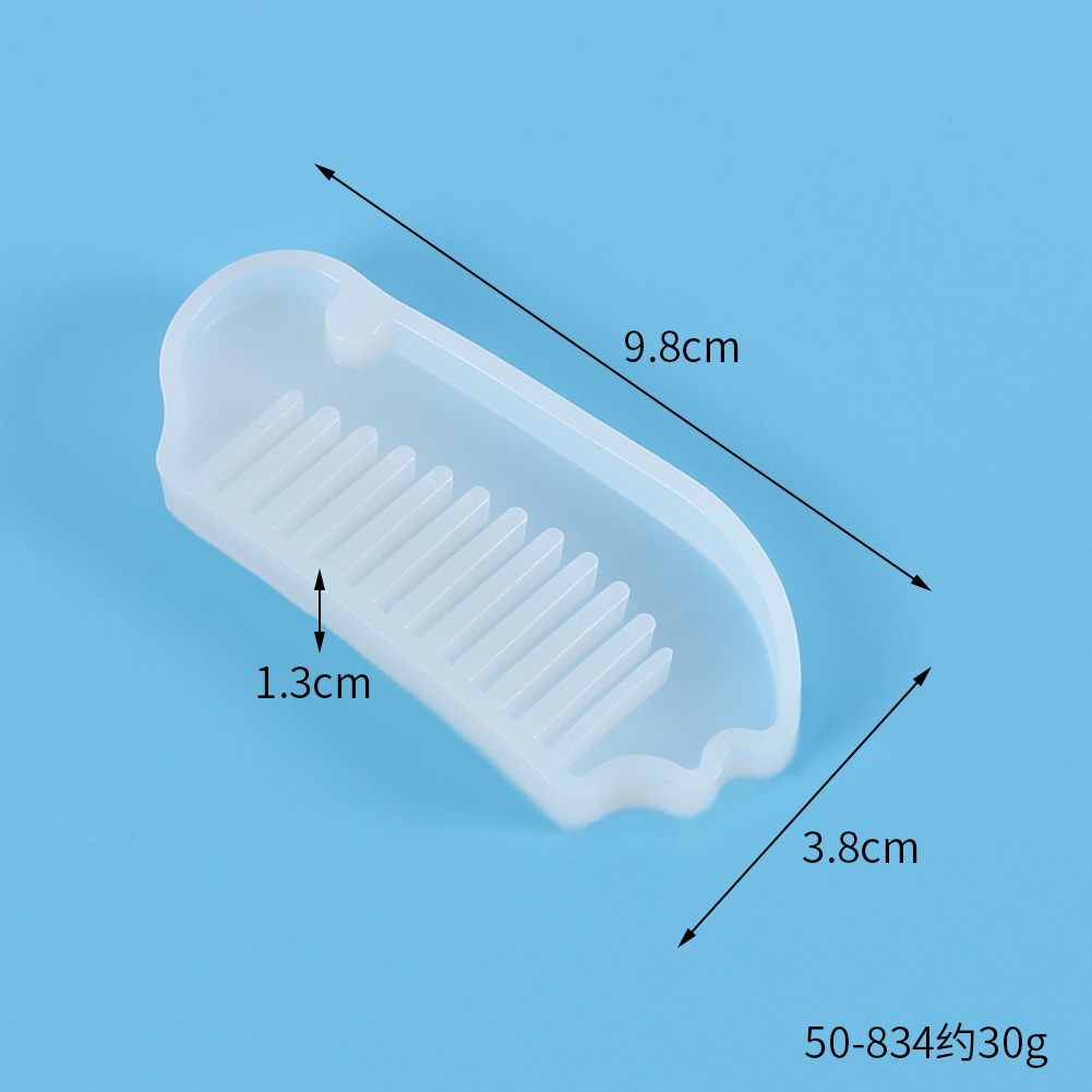 Assorted Hair Comb Silicone Mold - Multiple Styles