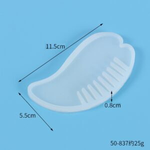 Assorted Hair Comb Silicone Mold - Multiple Styles