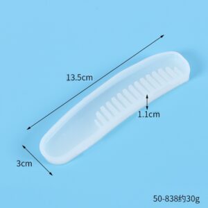 Assorted Hair Comb Silicone Mold - Multiple Styles
