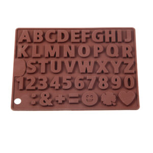 Standard Serif Font Alphabet Silicone Mold - Classic Style