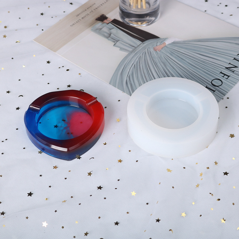 Geometric Ashtray Silicone Mold - Modern Designs