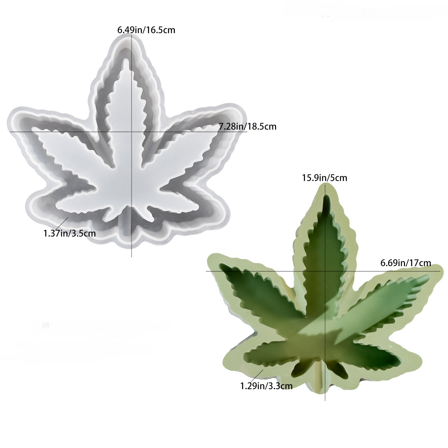 Maple Leaf Ashtray Silicone Mold