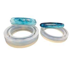 Crystal Faceted Bangle Silicone Mold - Bracelet Making