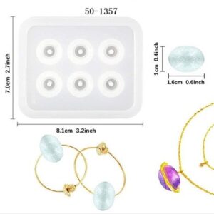 Assorted Geometric Bead Silicone Mold - Multi-Shape