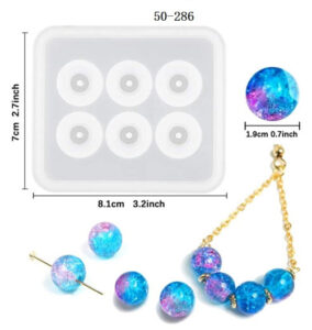 Assorted Geometric Bead Silicone Mold - Multi-Shape