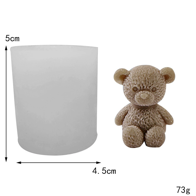 Kawaii Decorative Bear Silicone Mold - Cabochon
