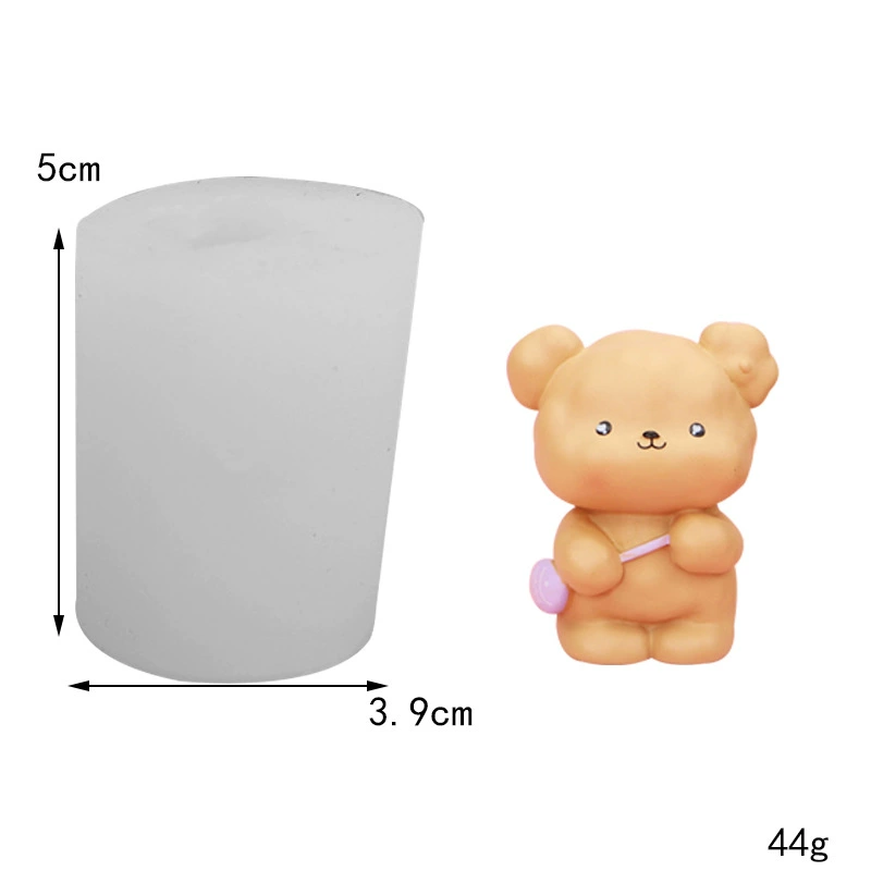 Kawaii Decorative Bear Silicone Mold - Cabochon
