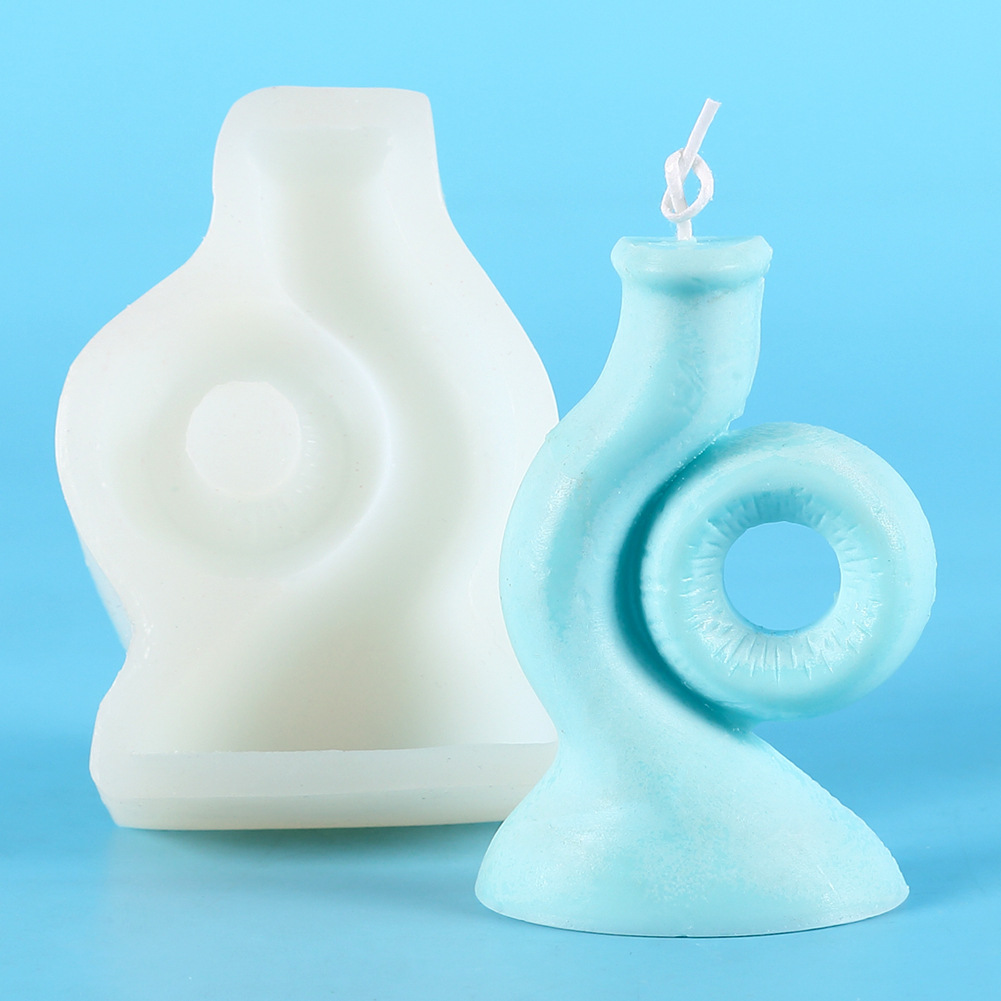 Vintage Perfume Bottle Candle Mold