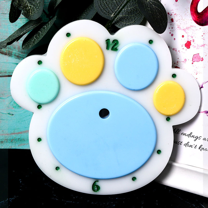 Creative Wall Clock Silicone Mold - Unique Shapes