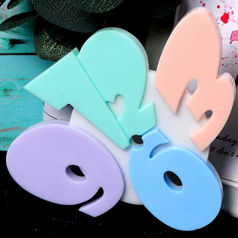 Creative Wall Clock Silicone Mold - Unique Shapes