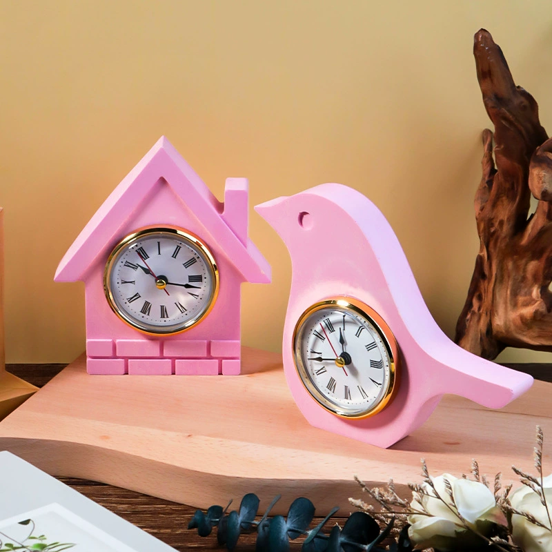 Whimsical Table Clock Silicone Mold - Shaped