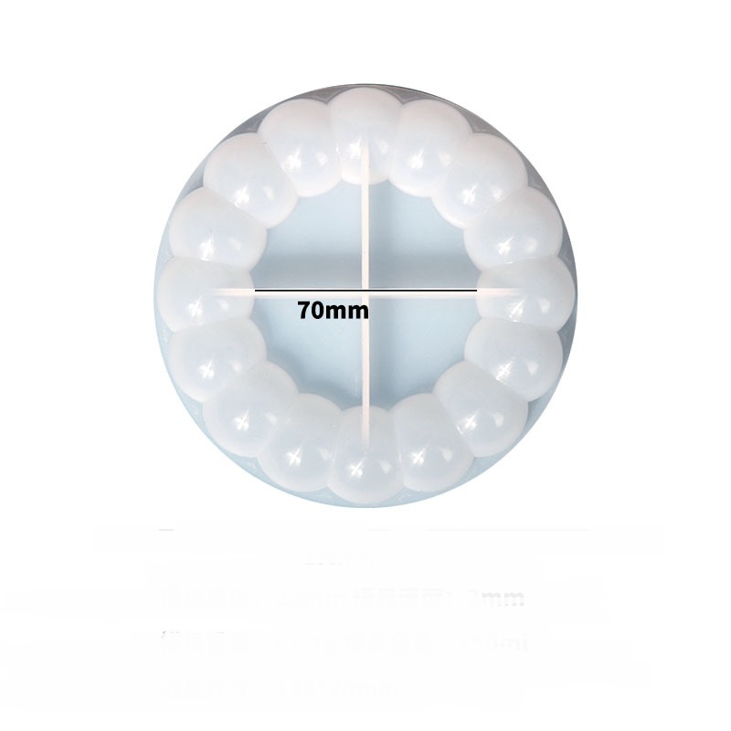 Bubble Cloud Coaster Silicone Mold - Aesthetic