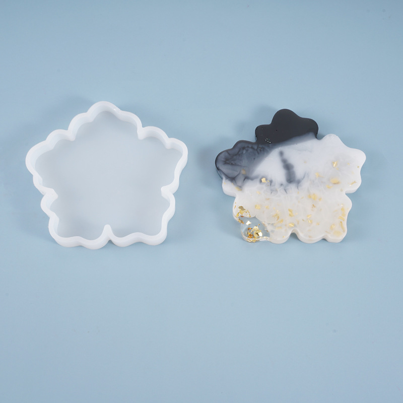 Flower Coaster, Tray Set Silicone Mold - Combo