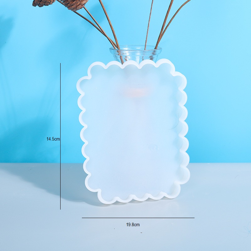 Vintage Lace Pattern Tray Silicone Mold - Elegant