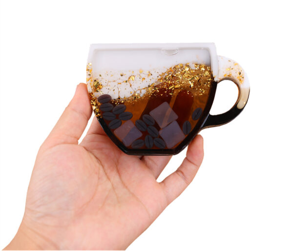 Tea Cup Coaster, Rack Set Silicone Mold