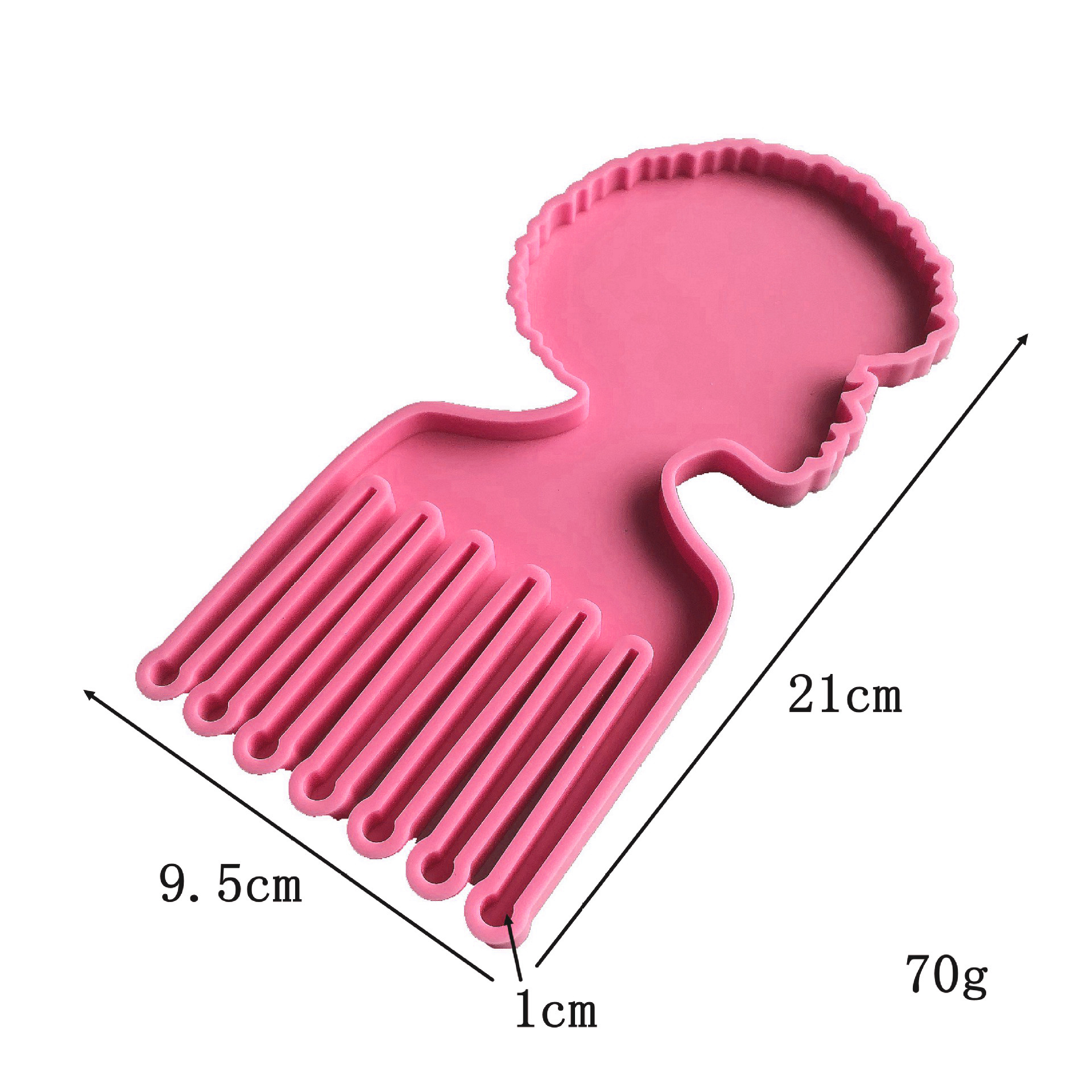 Afro Pick Hair Comb Silicone Mold - Beauty Tool