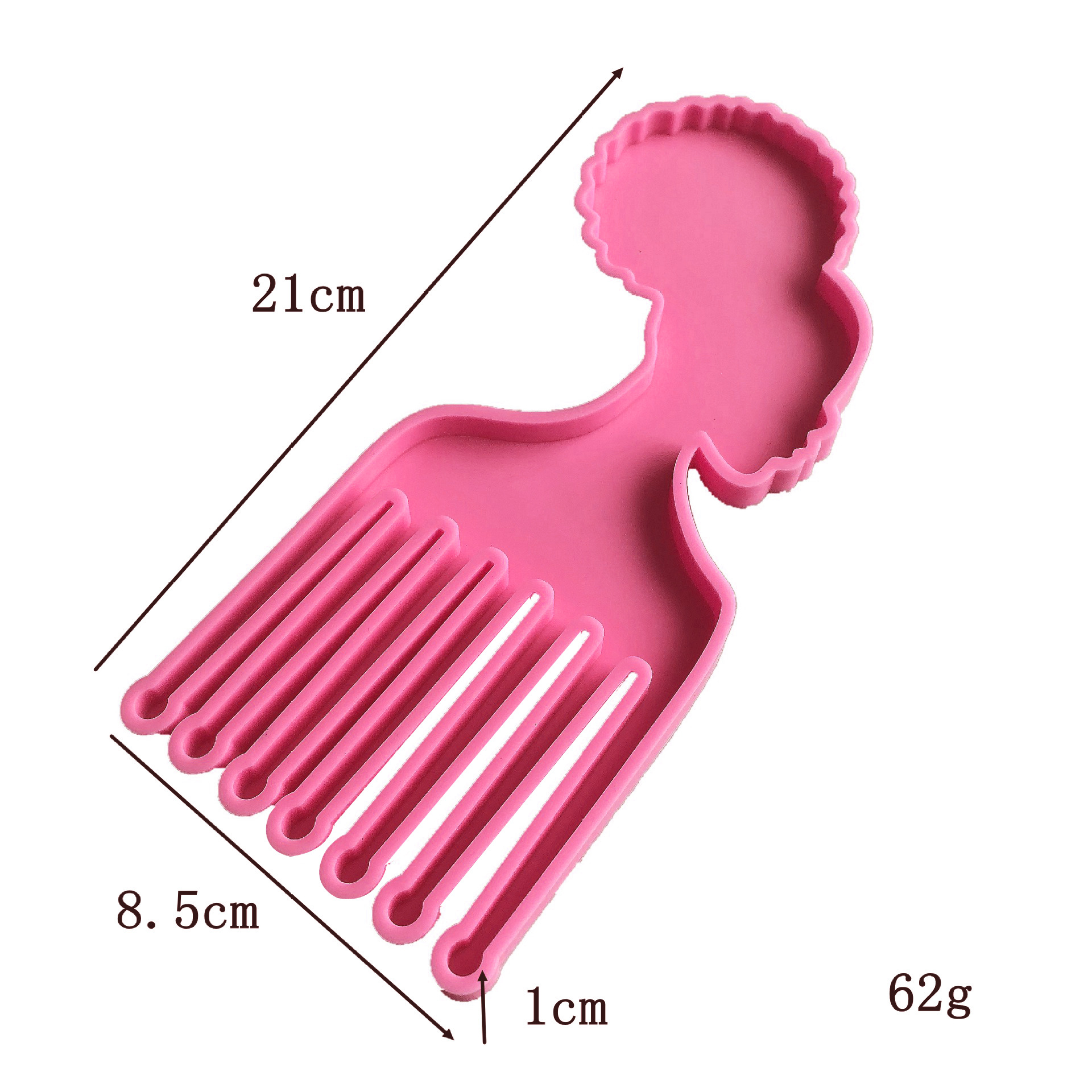 Afro Pick Hair Comb Silicone Mold - Beauty Tool