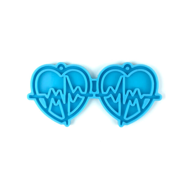 Assorted Drop Earring Silicone Mold - Symbols