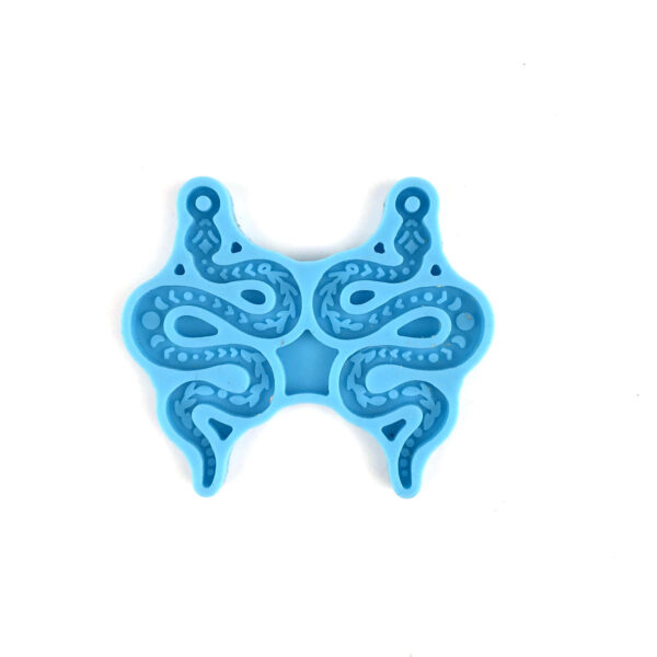 Assorted Drop Earring Silicone Mold - Symbols