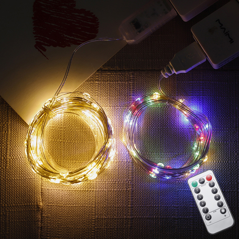 Remote-Controlled Fairy Lights 10m Decorative Set