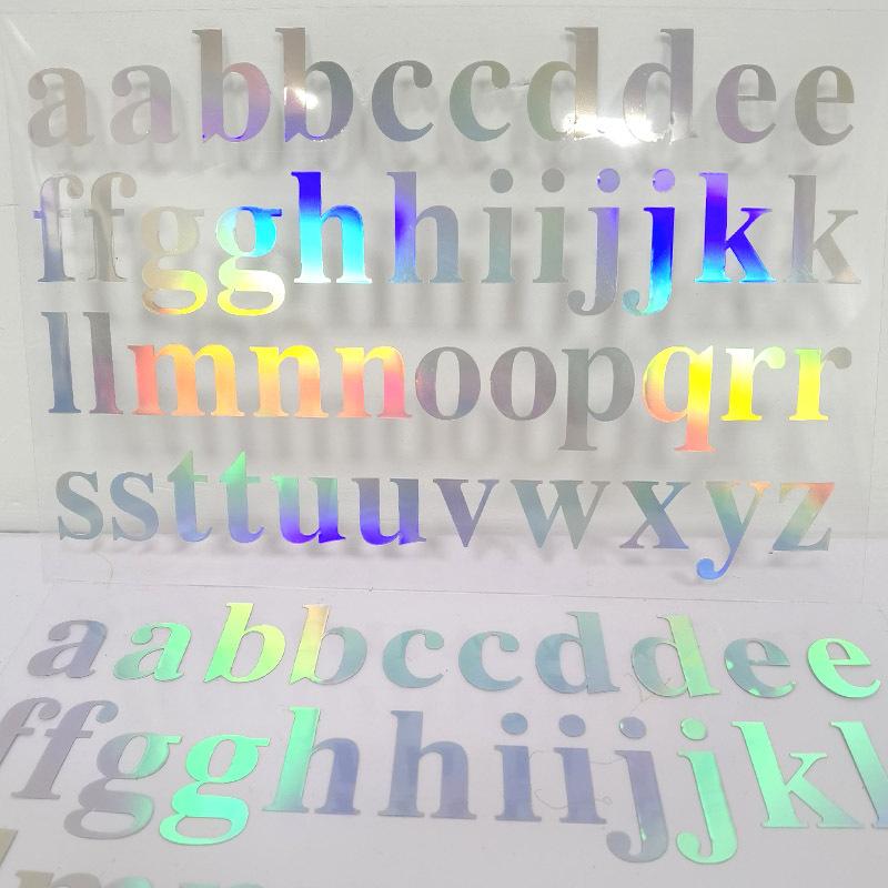 Holographic Vinyl Stickers with Color-Shift Effect