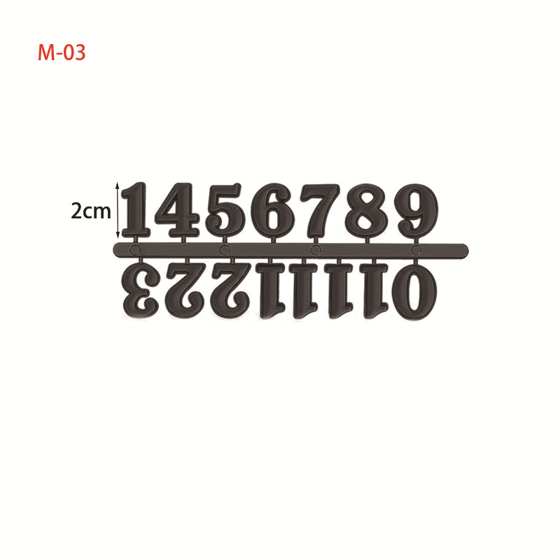 Clock Labels (Small Size 2CM) - Numbers/Roman Numerals