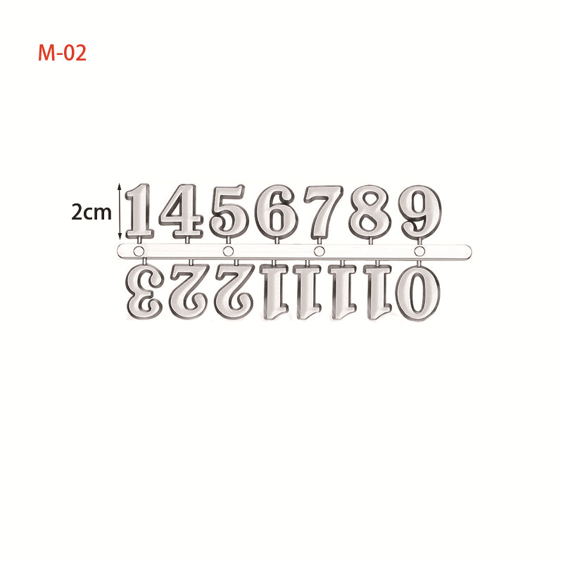 Clock Labels (Small Size 2CM) - Numbers/Roman Numerals
